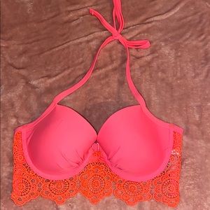 Aerie Hot pink bikini top